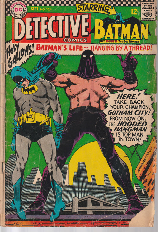 DETECTIVE COMICS #355 - DC COMICS - SEP 1966 (2.5-3.0)