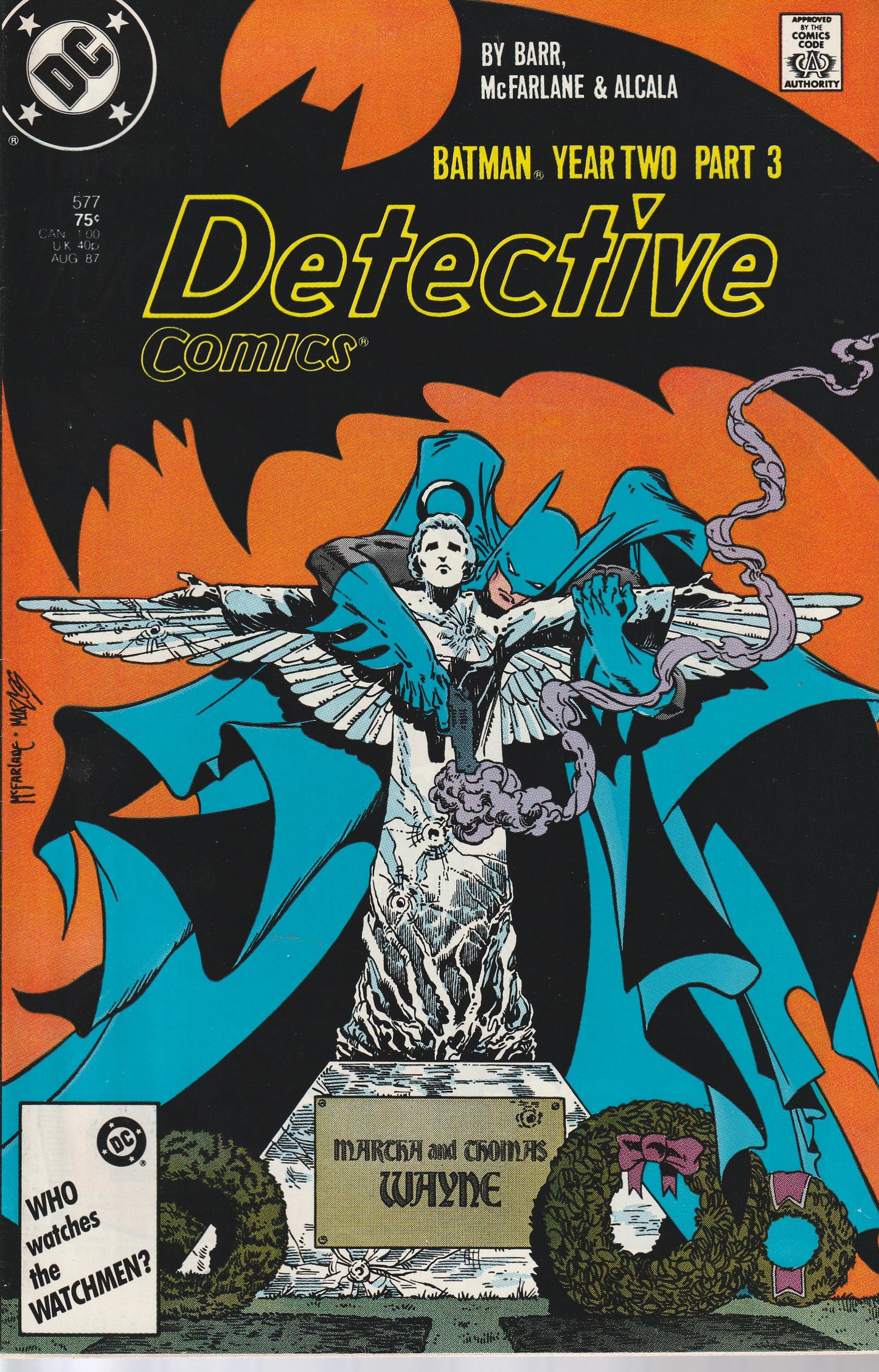 DETECTIVE COMICS #577 - DC COMICS - MAY 5 1987 (8.0)