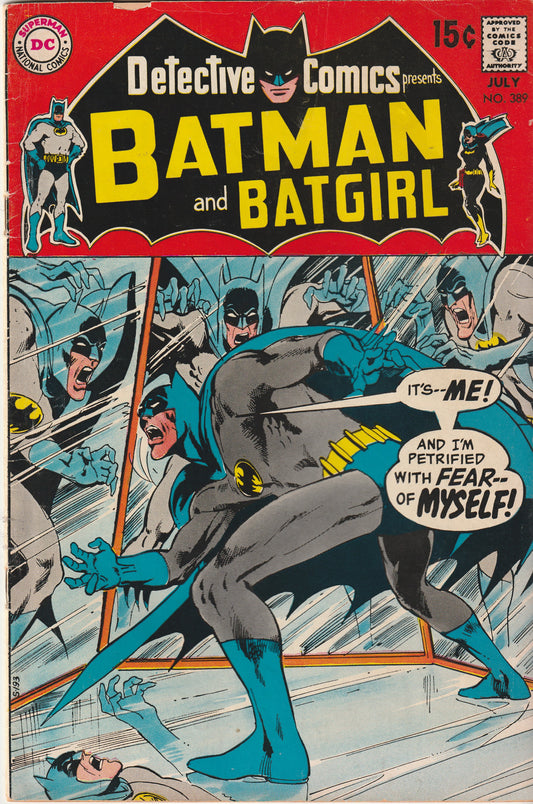DETECTIVE COMICS #389 || DC COMICS || JUL 1969 || (4.0-4.5)