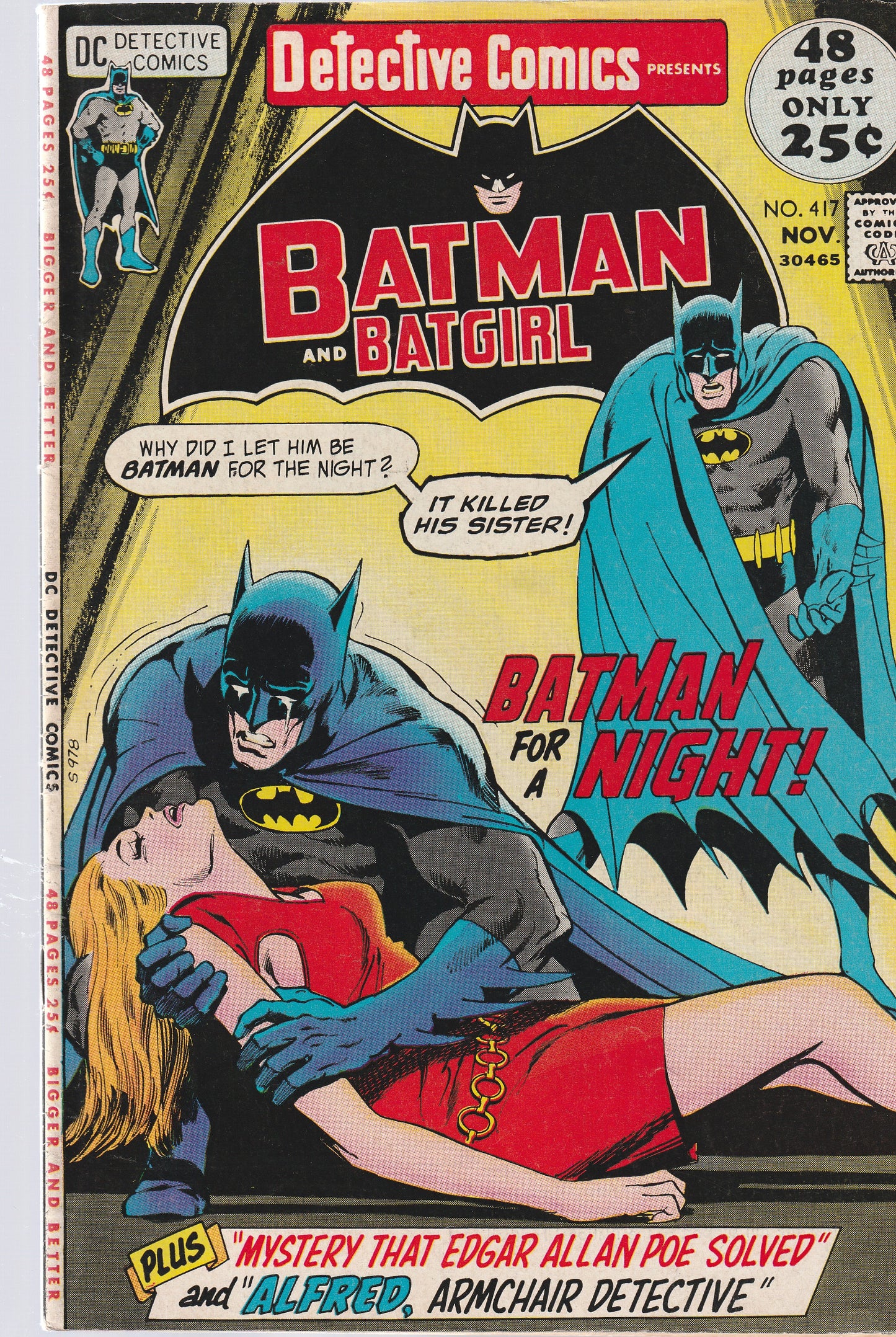 DETECTIVE #417 || DC COMICS || NOV 1971 || (7.0)
