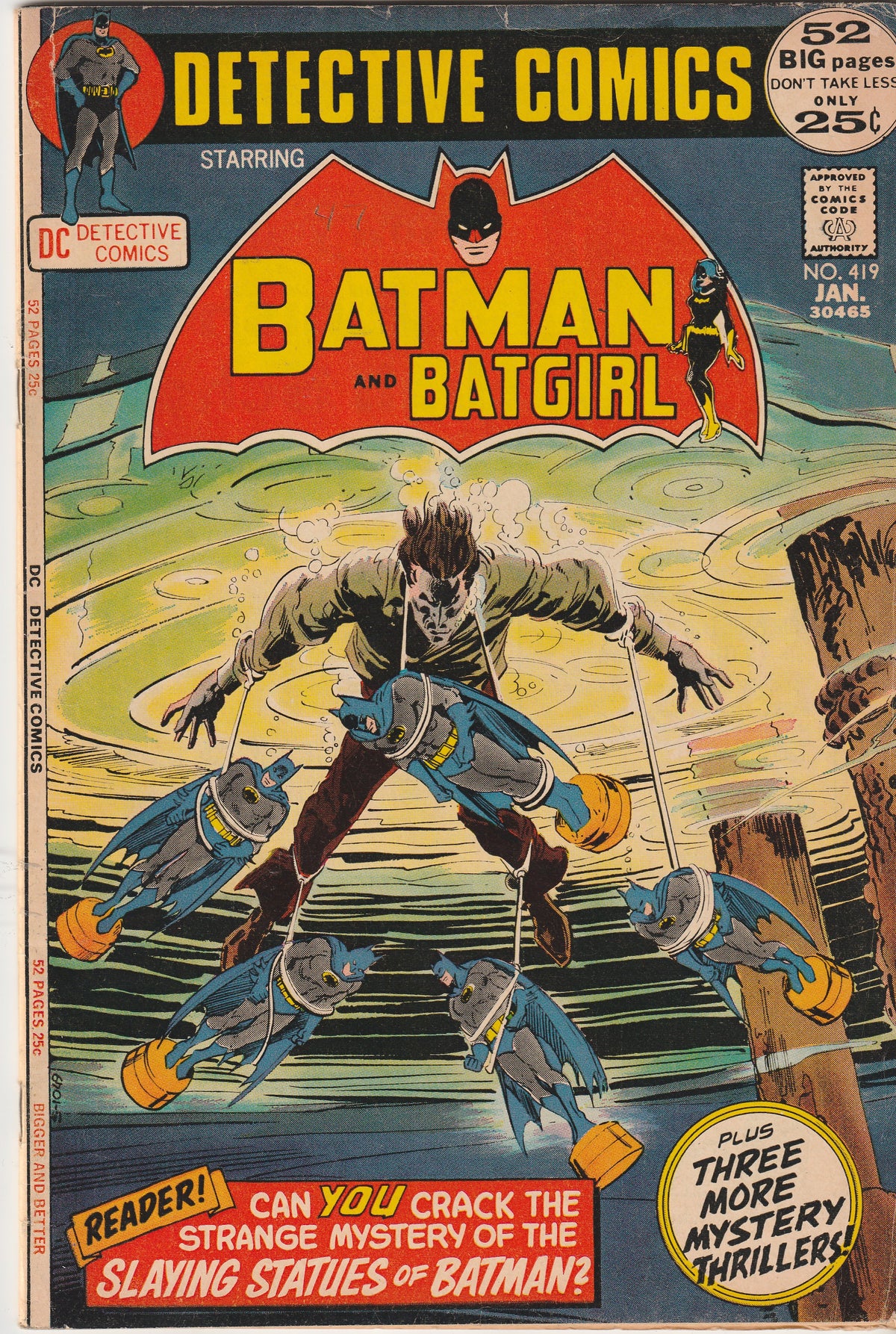 DETECTIVE COMICS #419 || DC COMICS || JAN 1972 || (4.5)