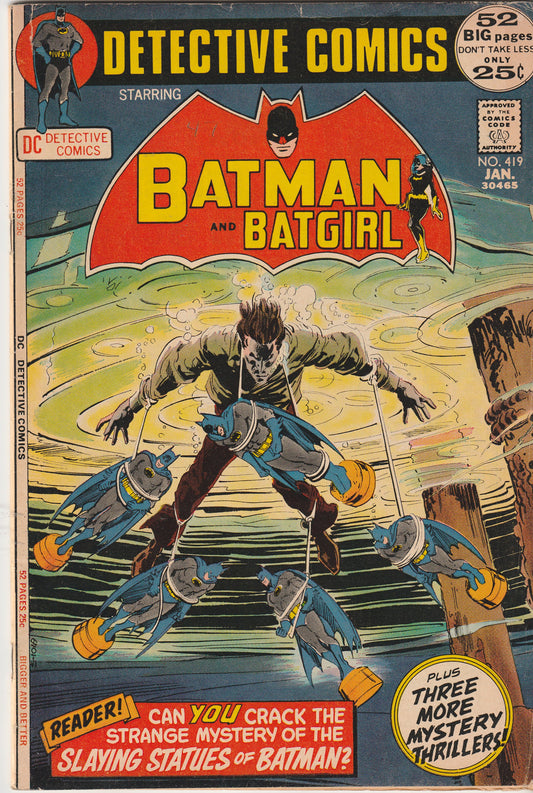 DETECTIVE COMICS #419 || DC COMICS || JAN 1972 || (4.5)