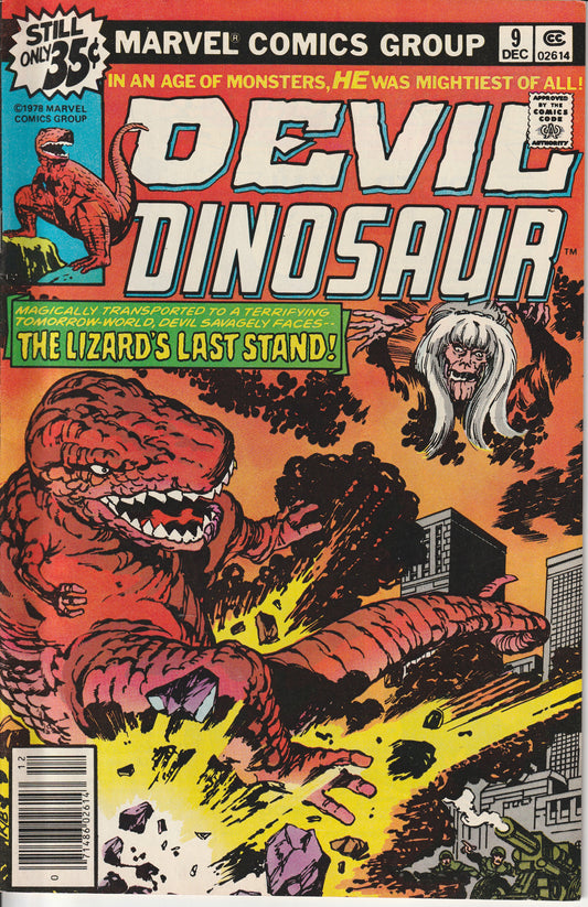 DEVIL DINOSAUR #9 - MARVEL COMICS - DEC 1978 (7.0)