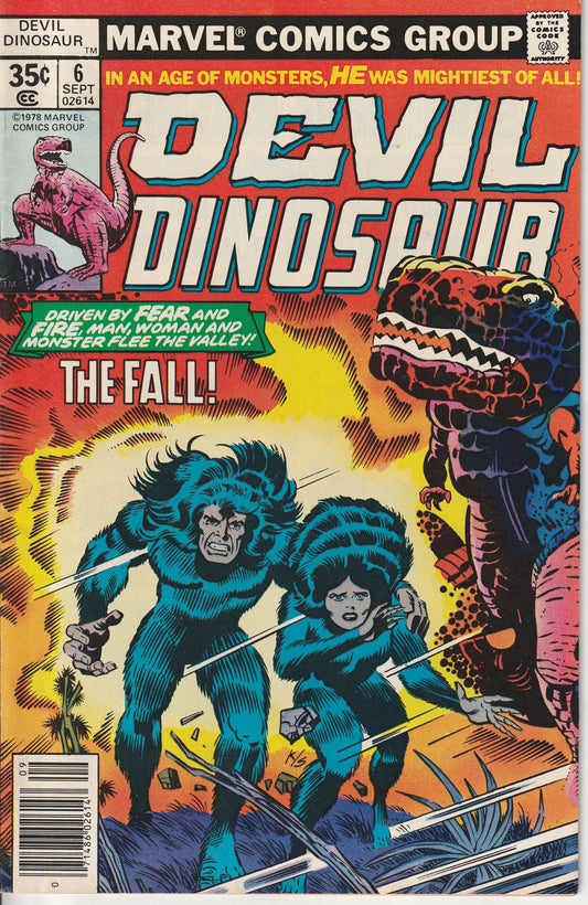 DEVIL DINOSAUR #6 - MARVEL COMICS - SEP 1978 (7.5)