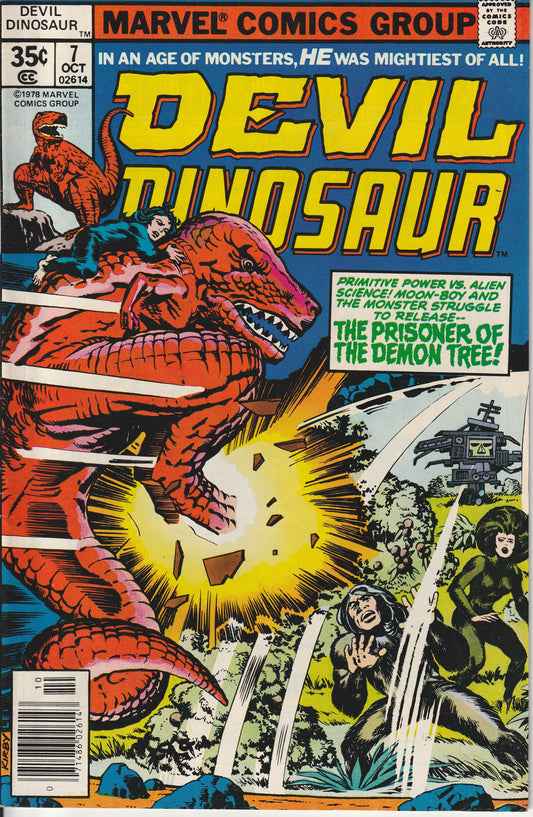DEVIL DINOSAUR #7 - MARVEL COMICS - OCT 1978 (8.5-9.0)