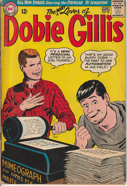 THE MANY LOVES OF DOBIE GILLIS #24 - DC COMICS - APR 1964