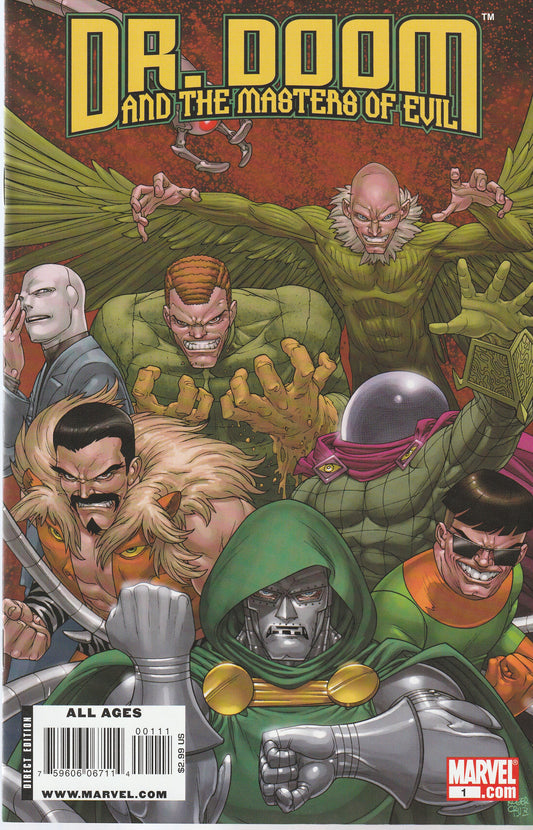 DR DOOM AND THE MASTERS OF EVIL 1-4 * MARVEL COMICS - MAR 2009