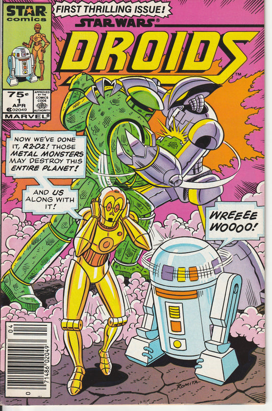 DROIDS #1 - MARVEL/STAR - APR 1986 (7.0)