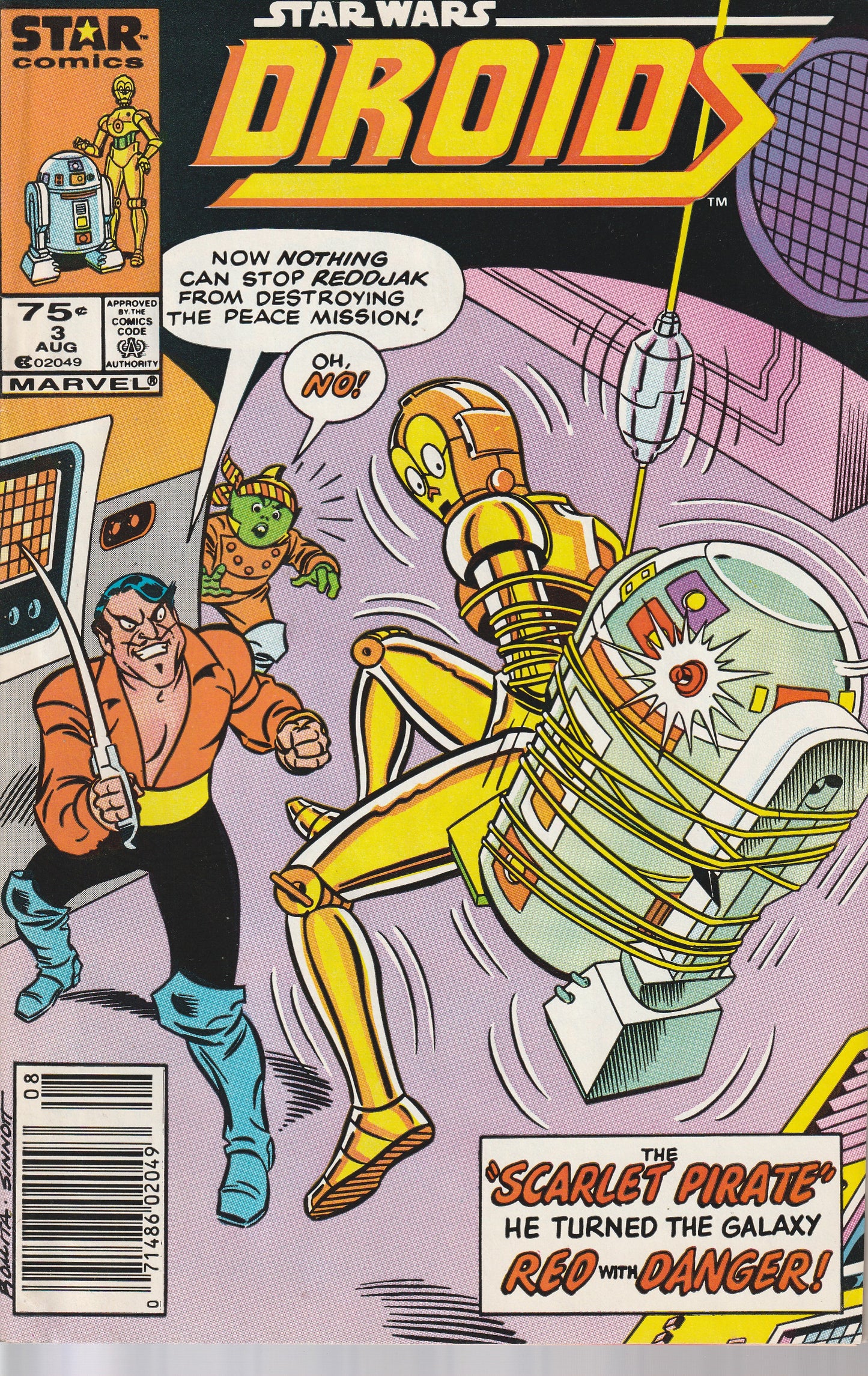 DROIDS #3 - MARVEL/STAR COMICS - AUG 1986 - (8.0-8.5) NEWSSTAND