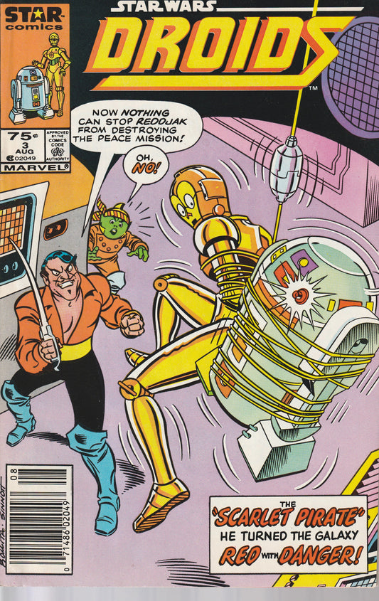 DROIDS #3 - MARVEL/STAR COMICS - AUG 1986 - (8.0-8.5) NEWSSTAND