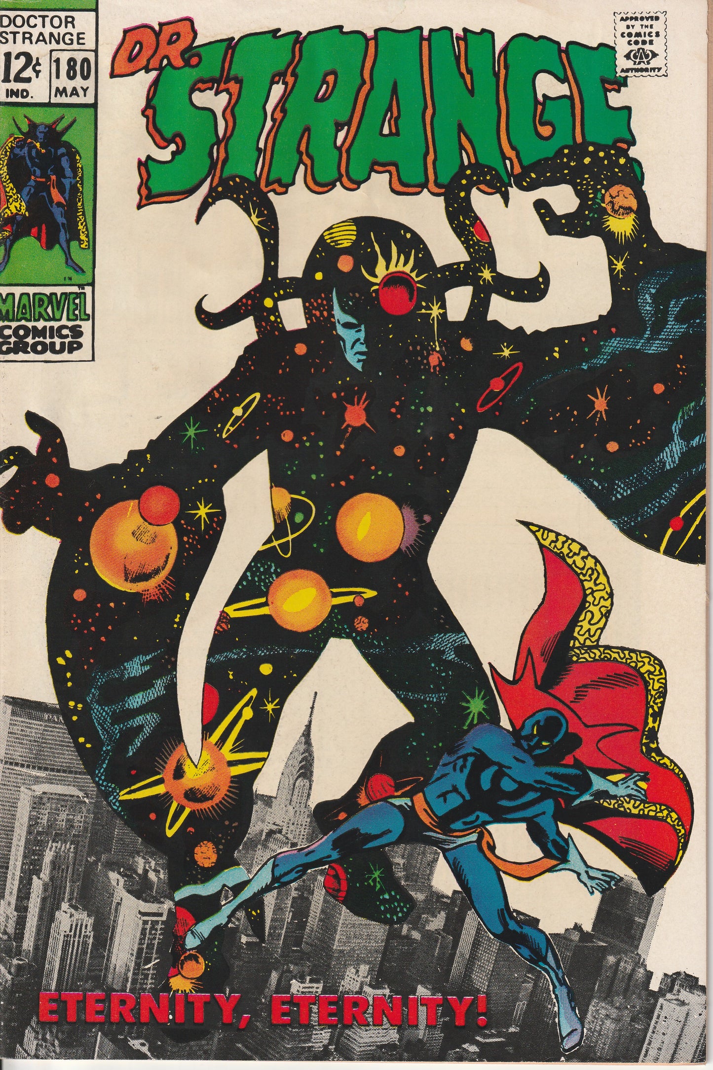 DR STRANGE #180 - MARVEL COMICS - MAY 1969 (4.0-4.5)
