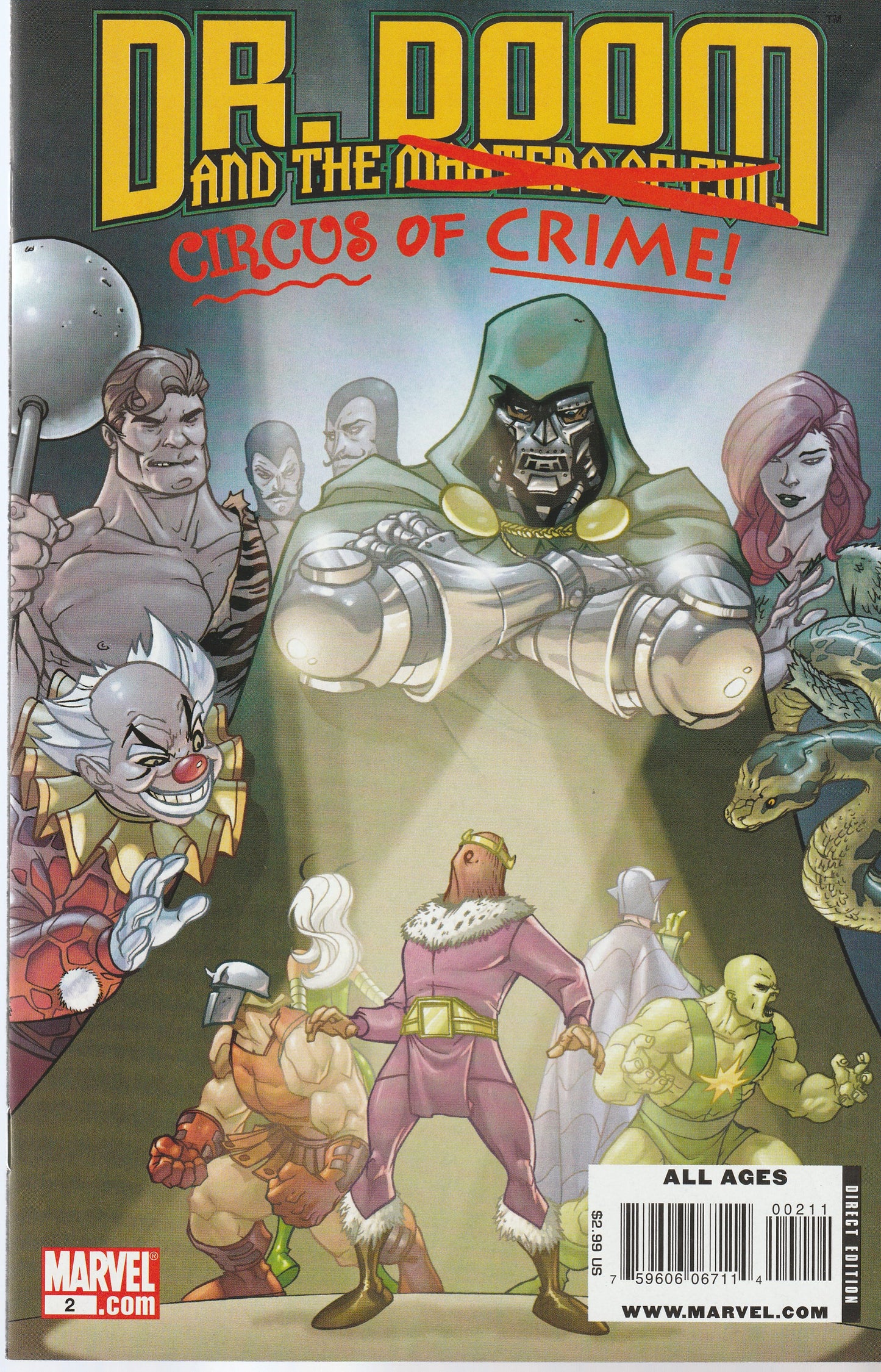 DR DOOM AND THE MASTERS OF EVIL 1-4 * MARVEL COMICS - MAR 2009