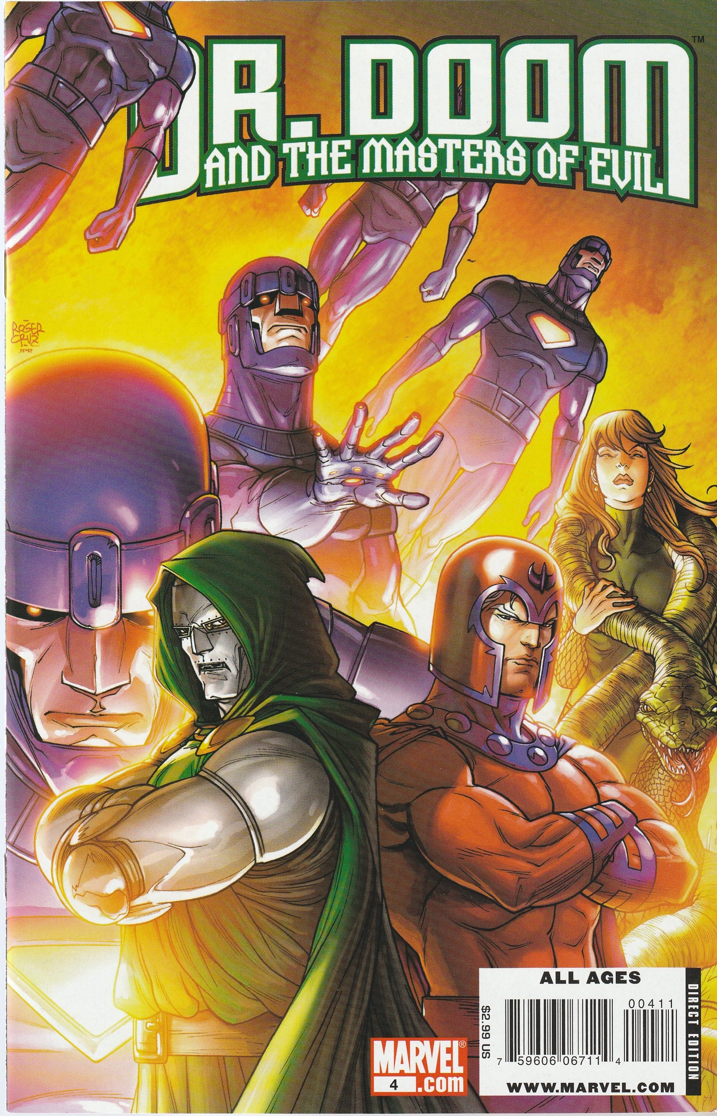 DR DOOM AND THE MASTERS OF EVIL 1-4 * MARVEL COMICS - MAR 2009