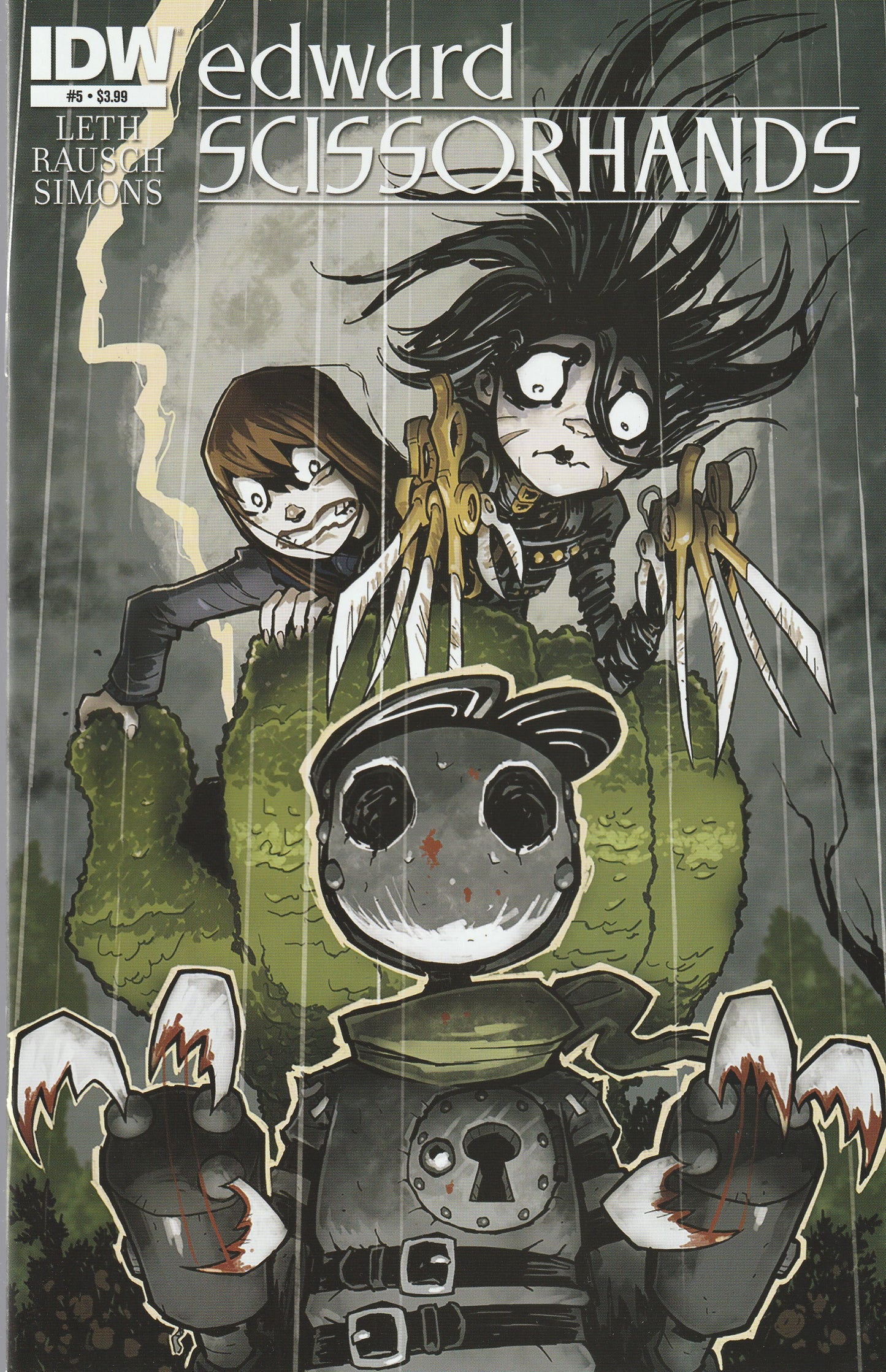 EDWARD SCISSORHANDS #1-7 || IDW || 2015