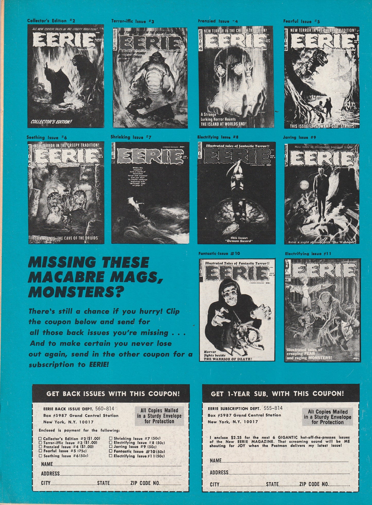 EERIE MAGAZINE #14 || WARREN || APR 1968 (8.0)