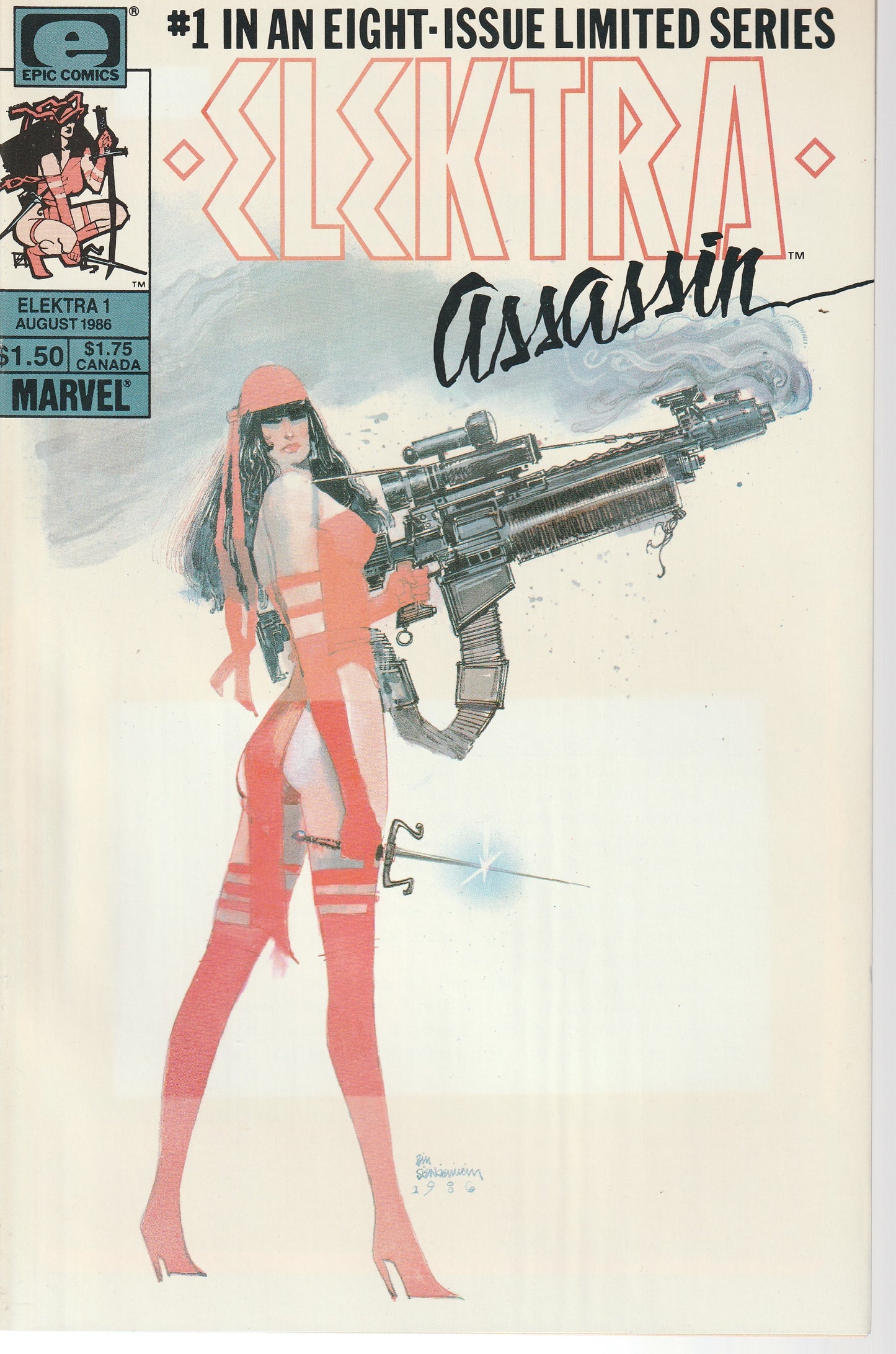 ELEKTRA ASSASSIN 1-8 * MARVEL COMICS - 1986/87