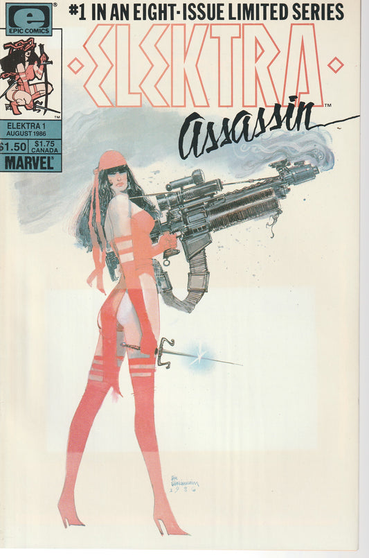 ELEKTRA ASSASSIN 1-8 * MARVEL COMICS - 1986/87