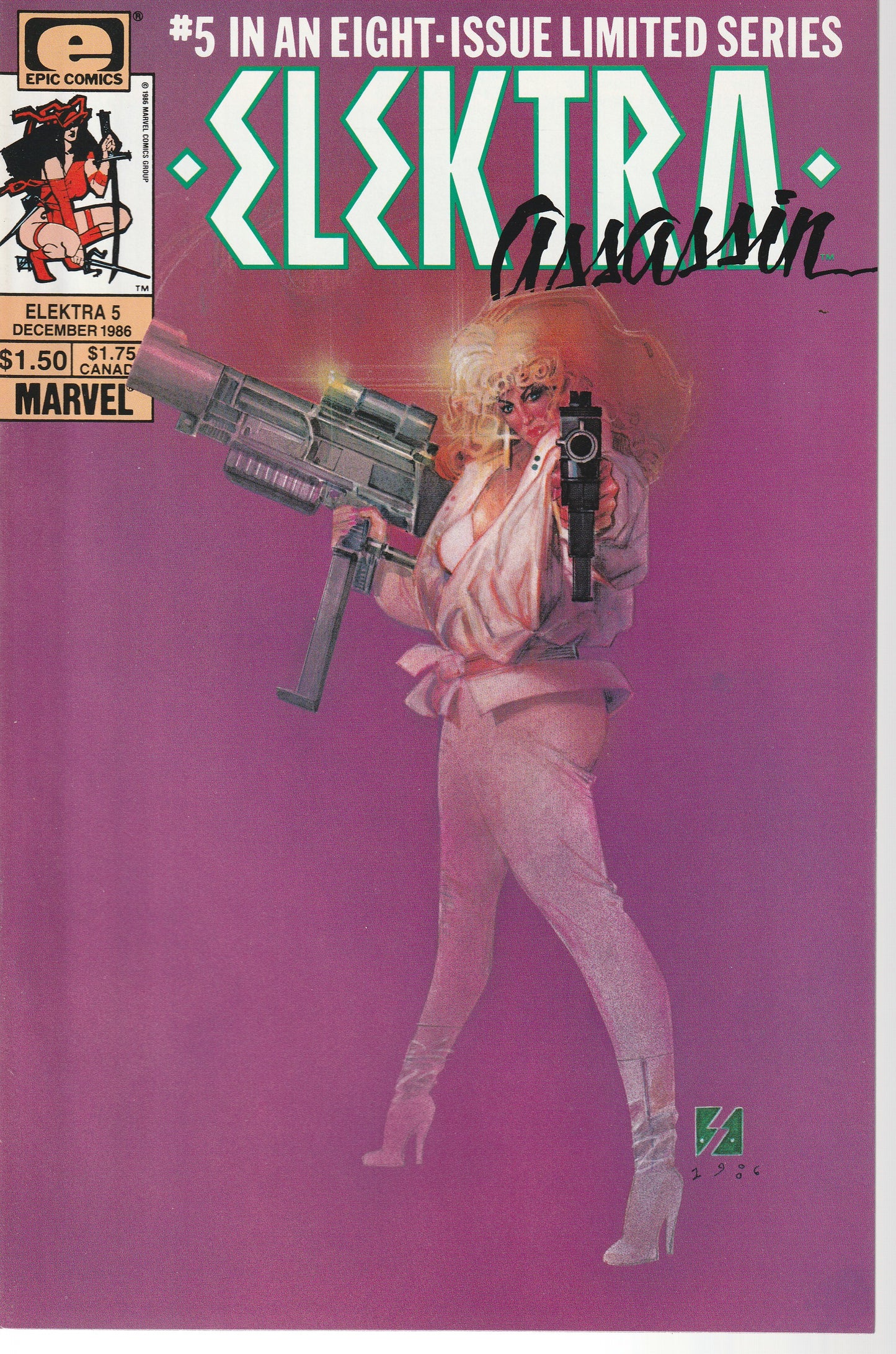 ELEKTRA ASSASSIN 1-8 * MARVEL COMICS - 1986/87