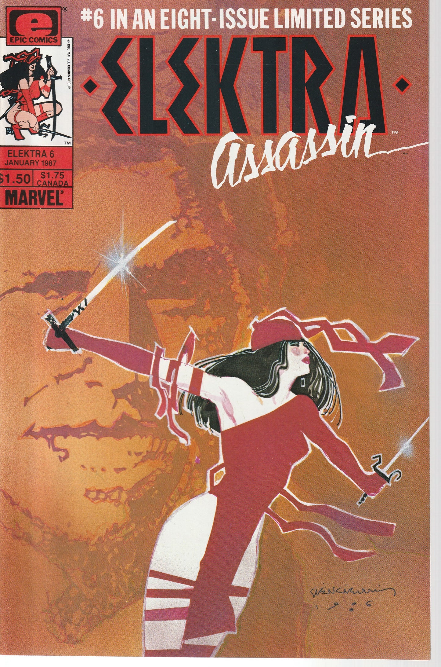 ELEKTRA ASSASSIN 1-8 * MARVEL COMICS - 1986/87