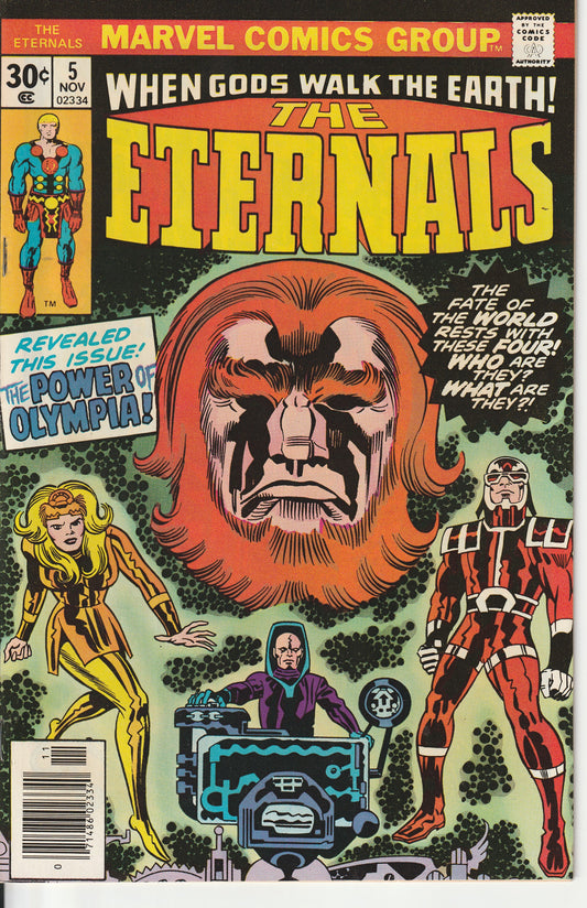 ETERNALS #5 - MARVEL COMICS - AUG 10 1976 (9.0)