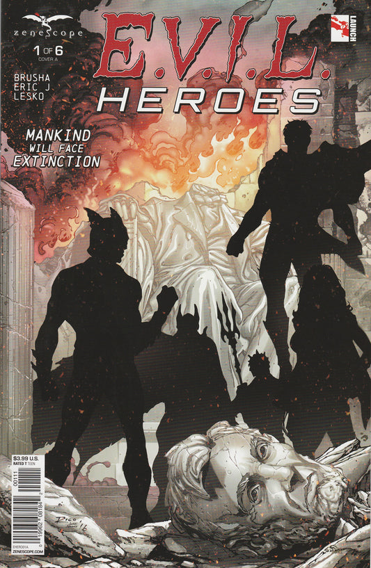E.V.I.L. HEROES COMIC LOT - ZENESCOPE 2016