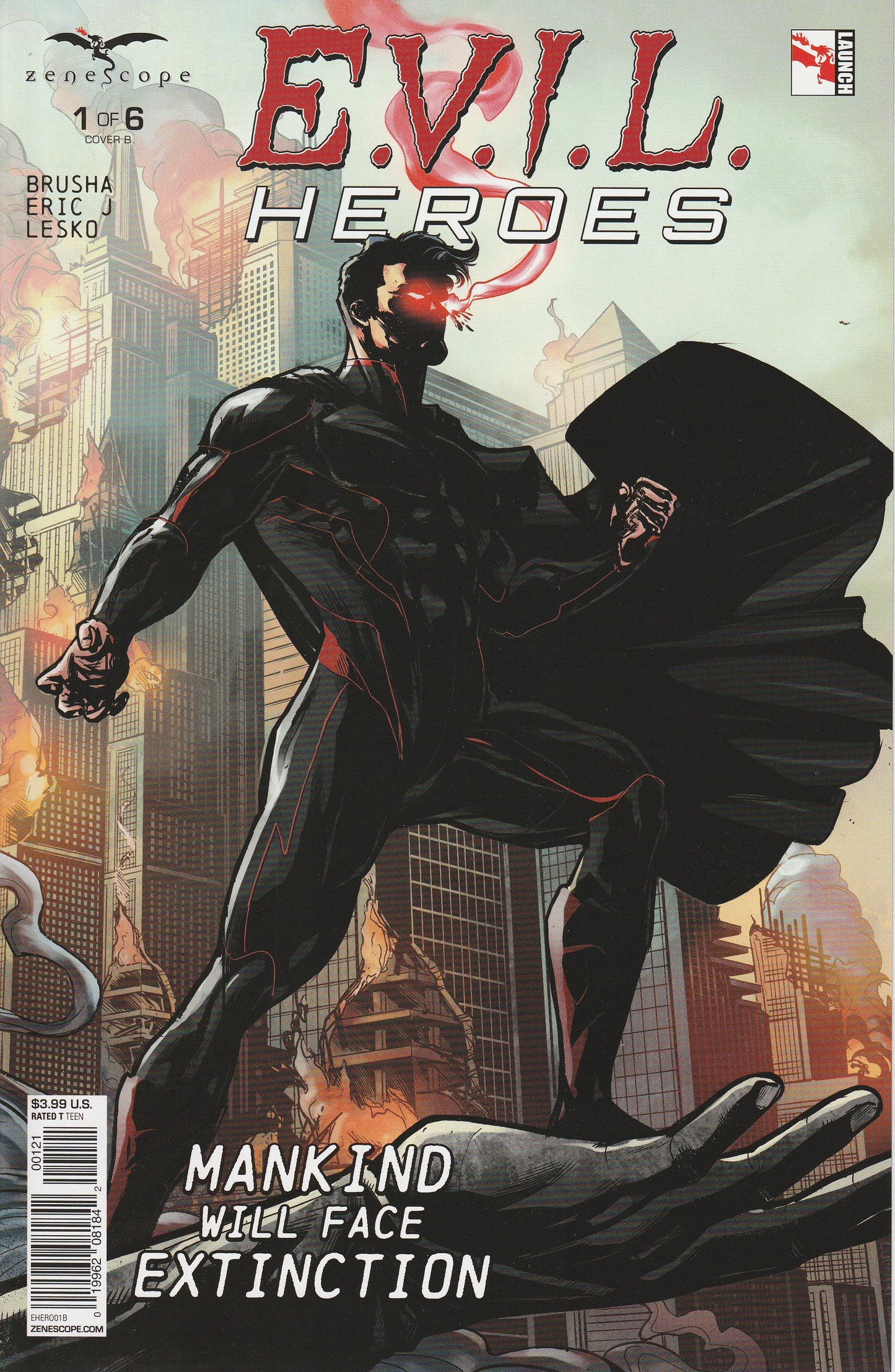 E.V.I.L. HEROES COMIC LOT - ZENESCOPE 2016