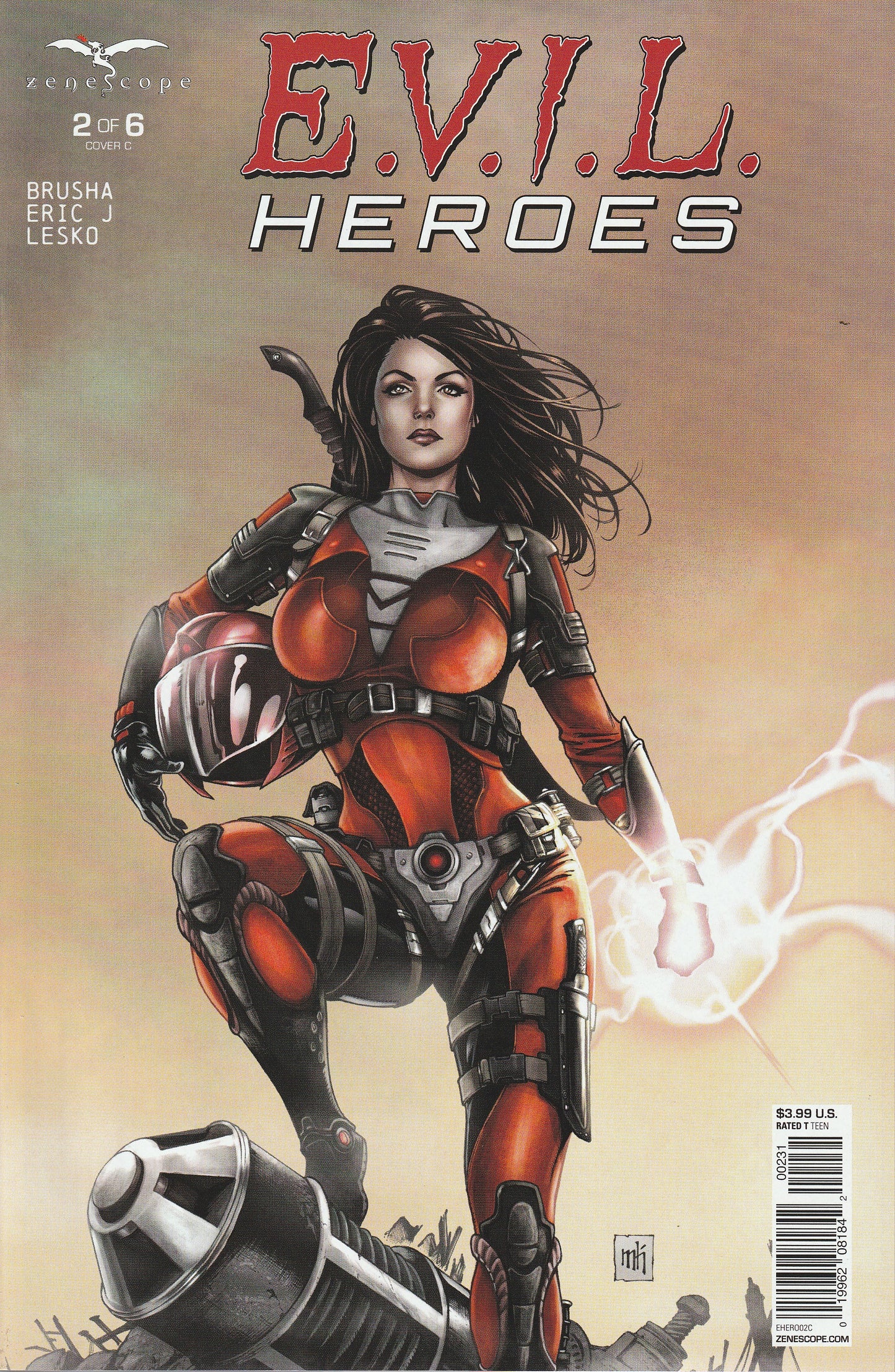 E.V.I.L. HEROES COMIC LOT - ZENESCOPE 2016