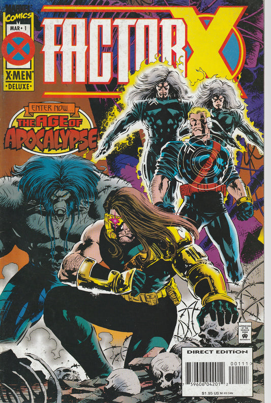 FACTOR-X 1-4 * MARVEL COMICS - 1995 * COMPLETE SET