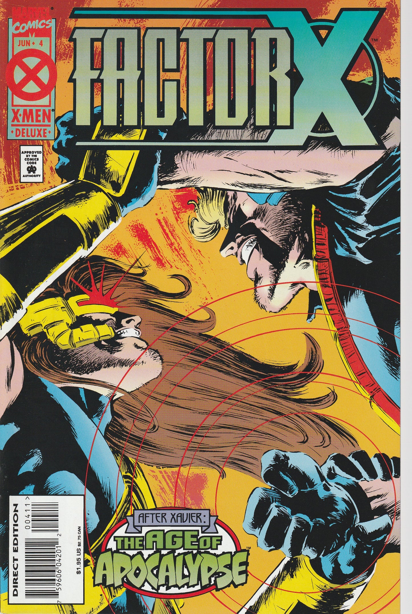 FACTOR-X 1-4 * MARVEL COMICS - 1995 * COMPLETE SET