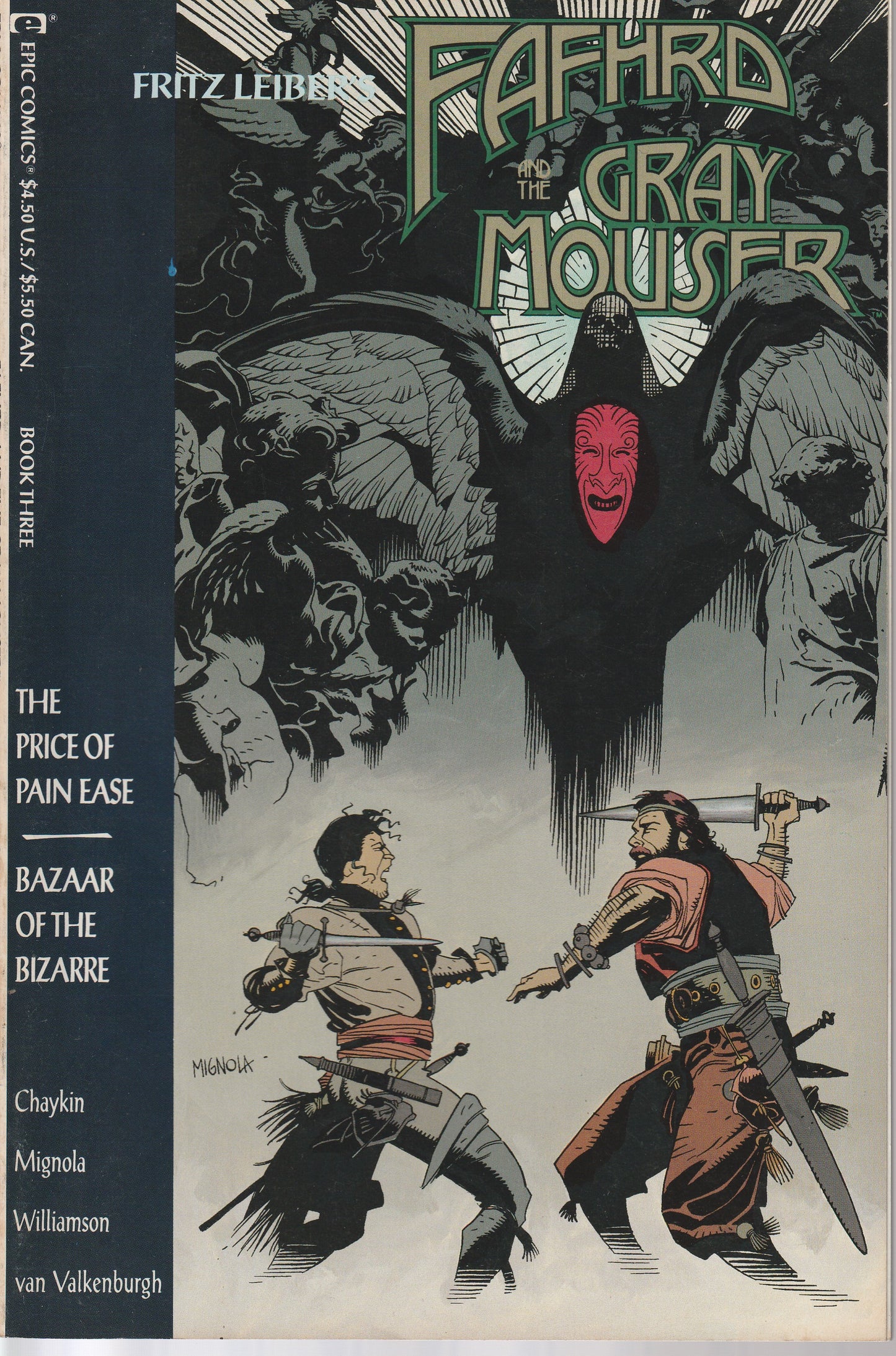 FAFHRD AND THE GRAY MOUSER 1-4 * MARVEL - OCT 1990
