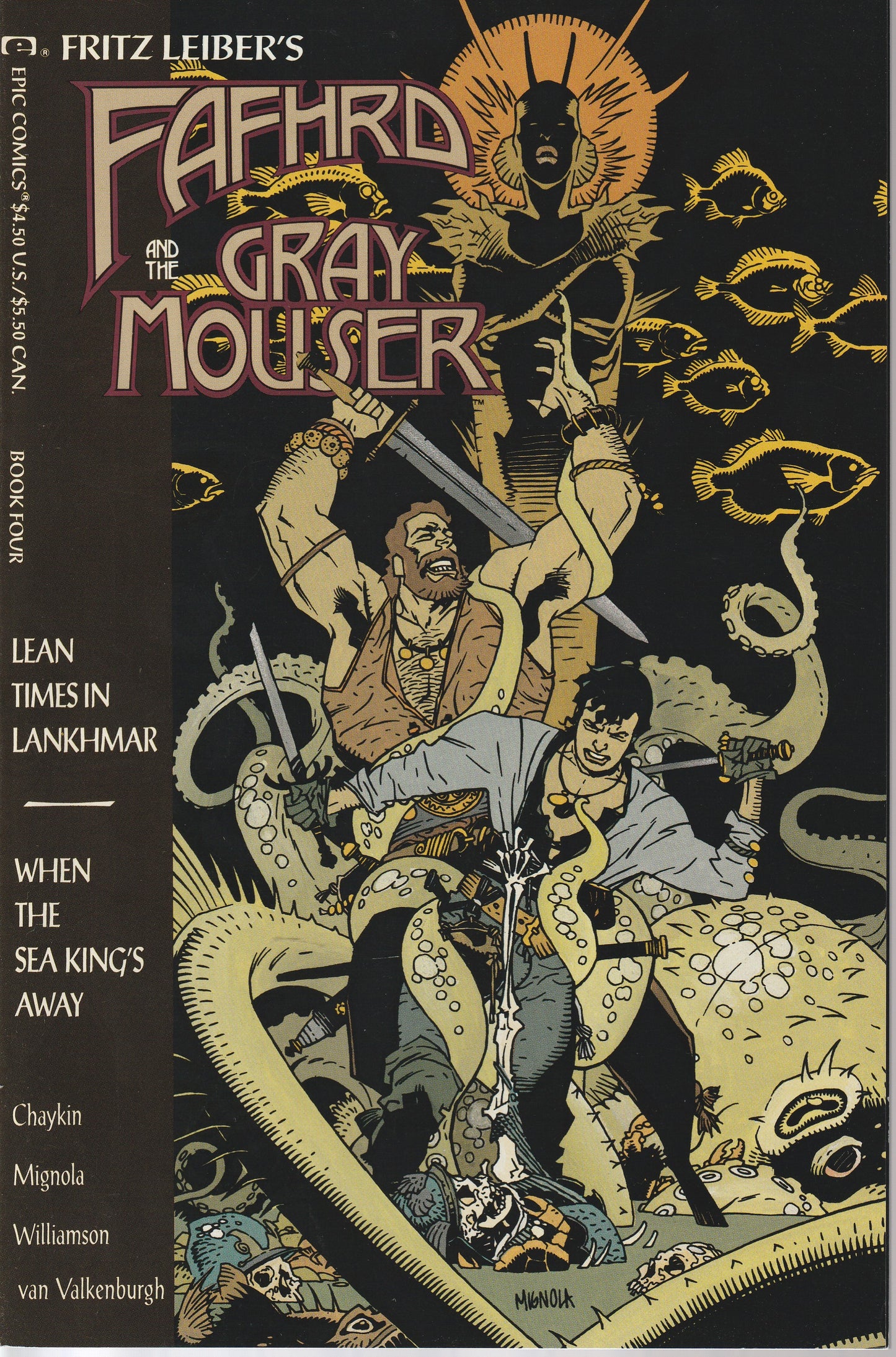 FAFHRD AND THE GRAY MOUSER 1-4 * MARVEL - OCT 1990