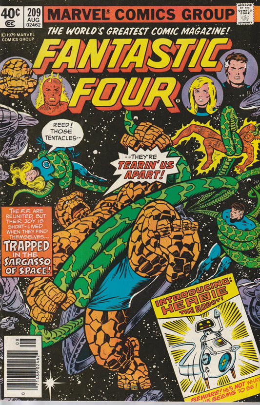 FANTASTIC FOUR #209 - MARVEL COMICS - AUG 1979 (8.0-8.5)