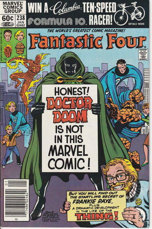 FANTASTIC FOUR #238 - MARVEL COMICS - JAN 1982 (8.0-8.5)