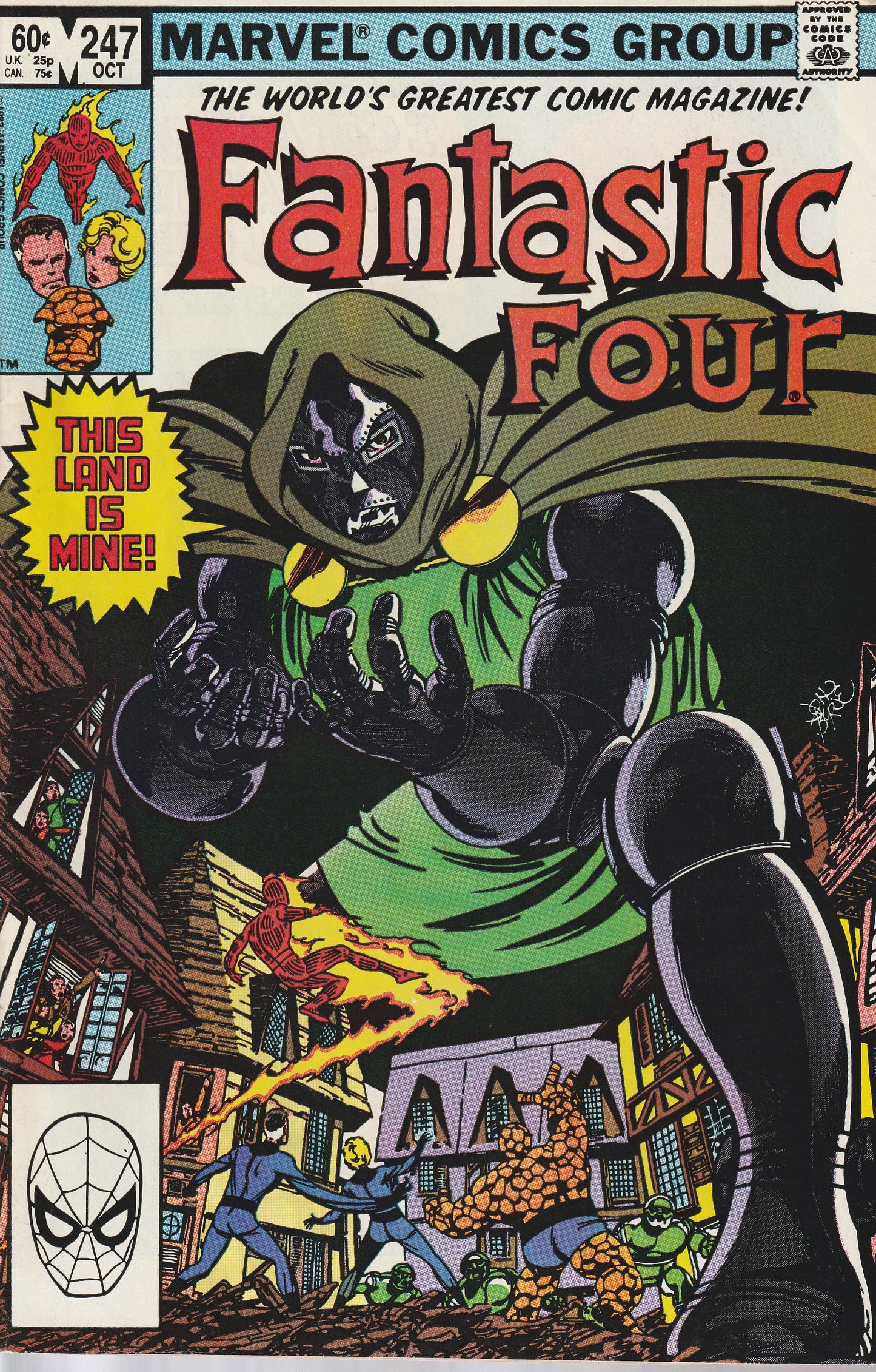 FANTASTIC FOUR #247 - JOHN BYRNE - DR DOOM