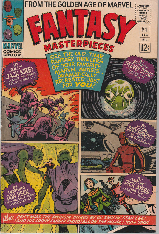 FANTASY MASTERPIECES #1 - MARVEL - FEB 1966 (4.5)