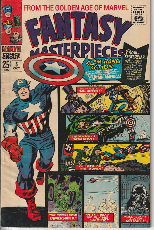 FANTASY MASTERPIECES #5 - MARVEL COMICS - OCT 1966 (7.0-7.5)