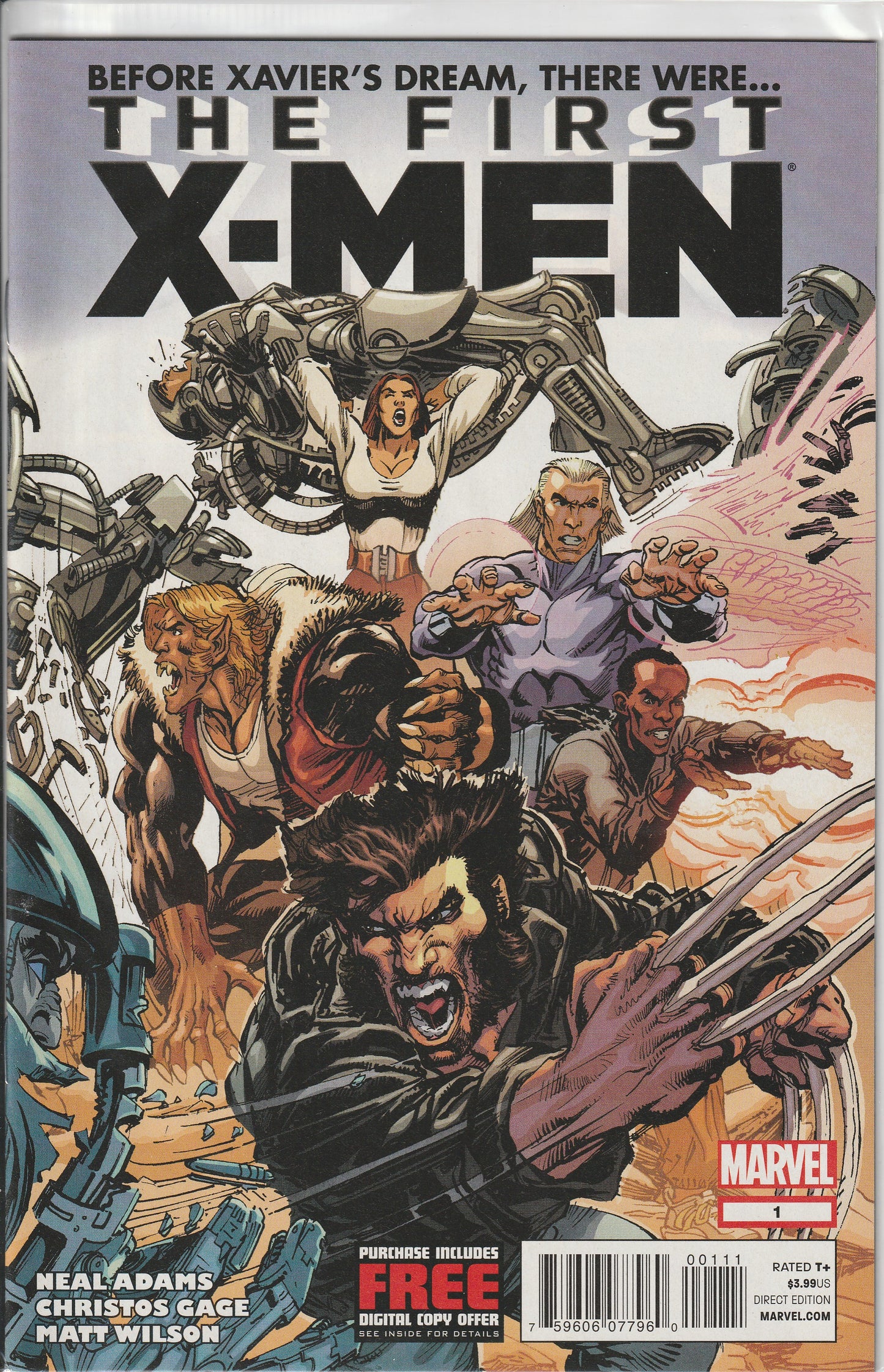 THE FIRST X-MEN 1-5 * COMPLETE SET * NEAL ADAMS