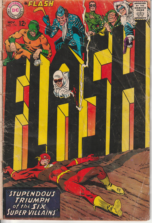 FLASH #174 - DC COMICS - SEP 1967 (3.0-3.5)
