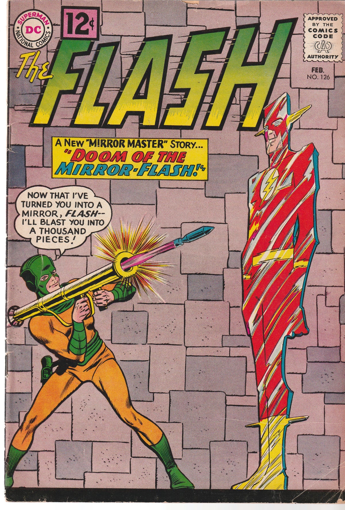 FLASH #126 || DC COMICS || DEC 7 1961 || (4.0-4.5)