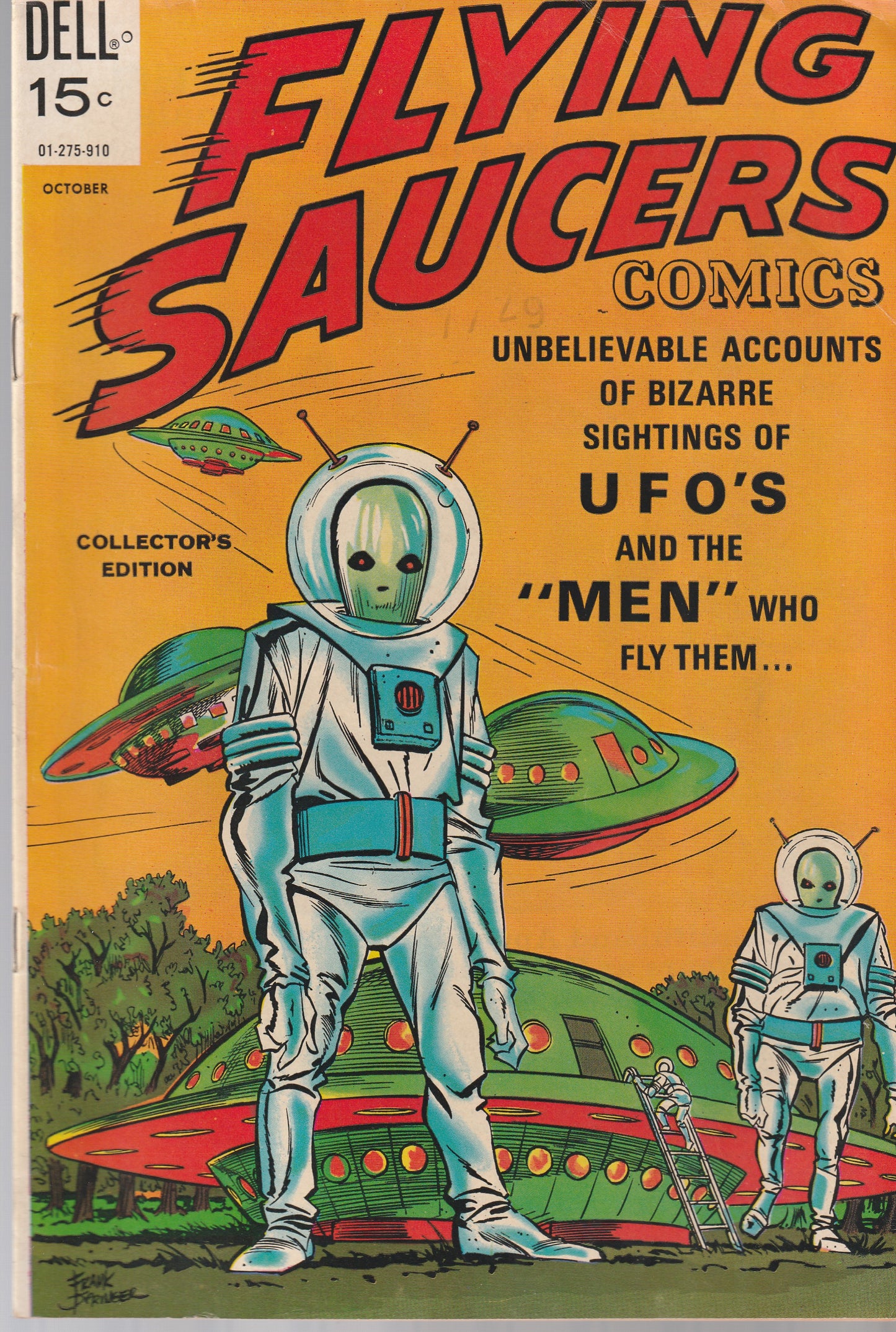FLYING SAUCERS COMICS #5 - DELL COMICS - OCT 1969 (6.0-6.5)