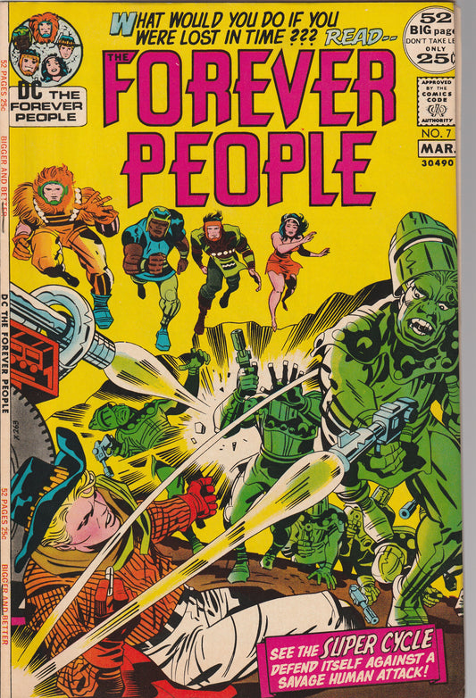 FOREVER PEOPLE #7 - DC COMICS - FEB 1972 (9.0)