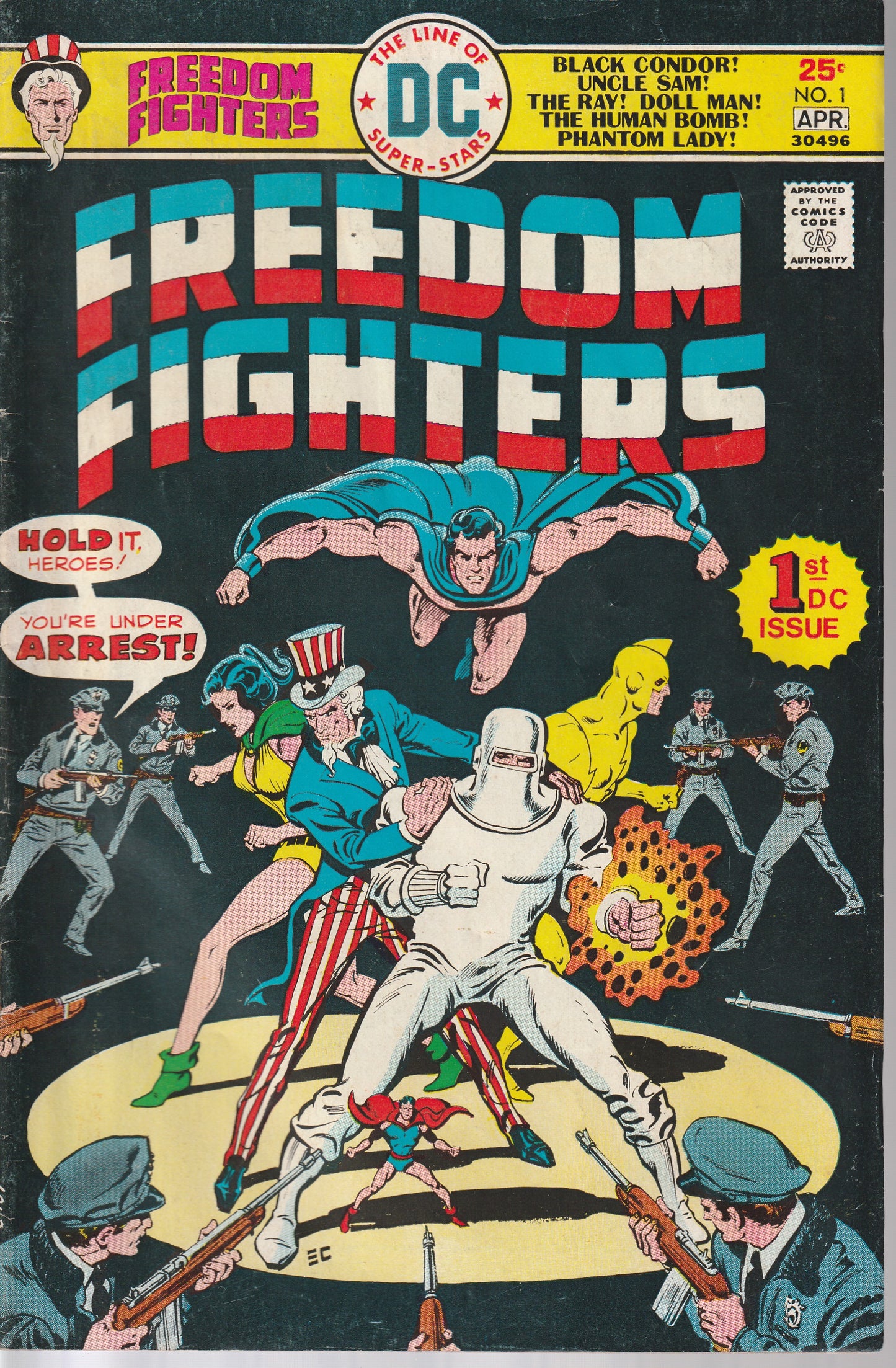 FREEDOM FIGHTERS #1 - DC COMICS - MAR 1976 (5.0-5.5)