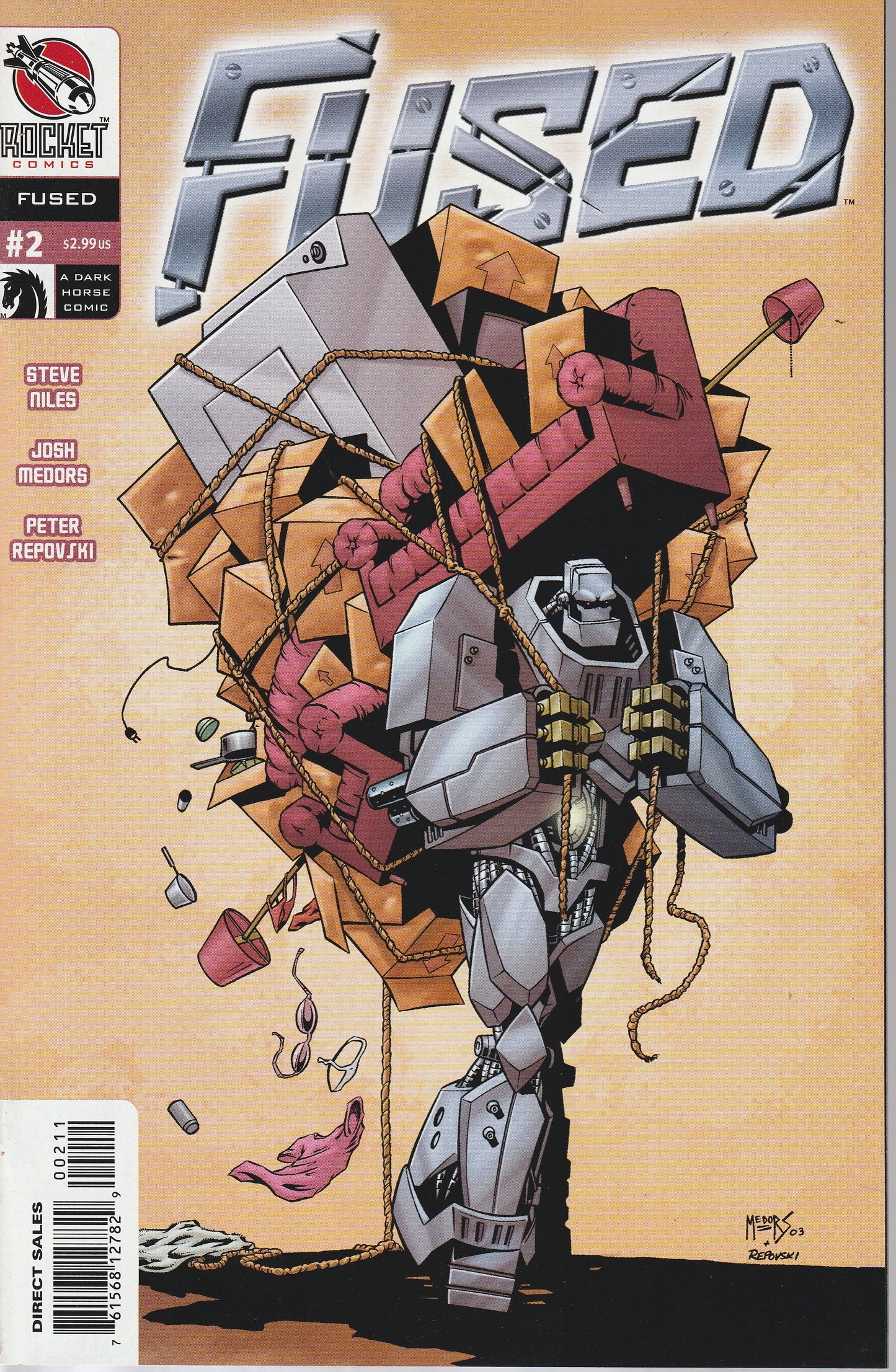 FUSED 1-4 *COMPELTE SET - DARK HORSE / ROCKET COMICS (2003)