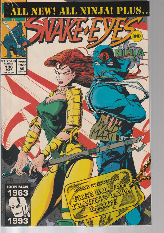 G.I. JOE #136 - SEALED IN POLYBAG WITH CARD