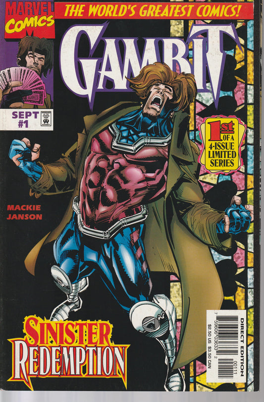 GAMBIT "SINISTER REDEMPTION" 1-4 * MARVEL COMICS - 1997