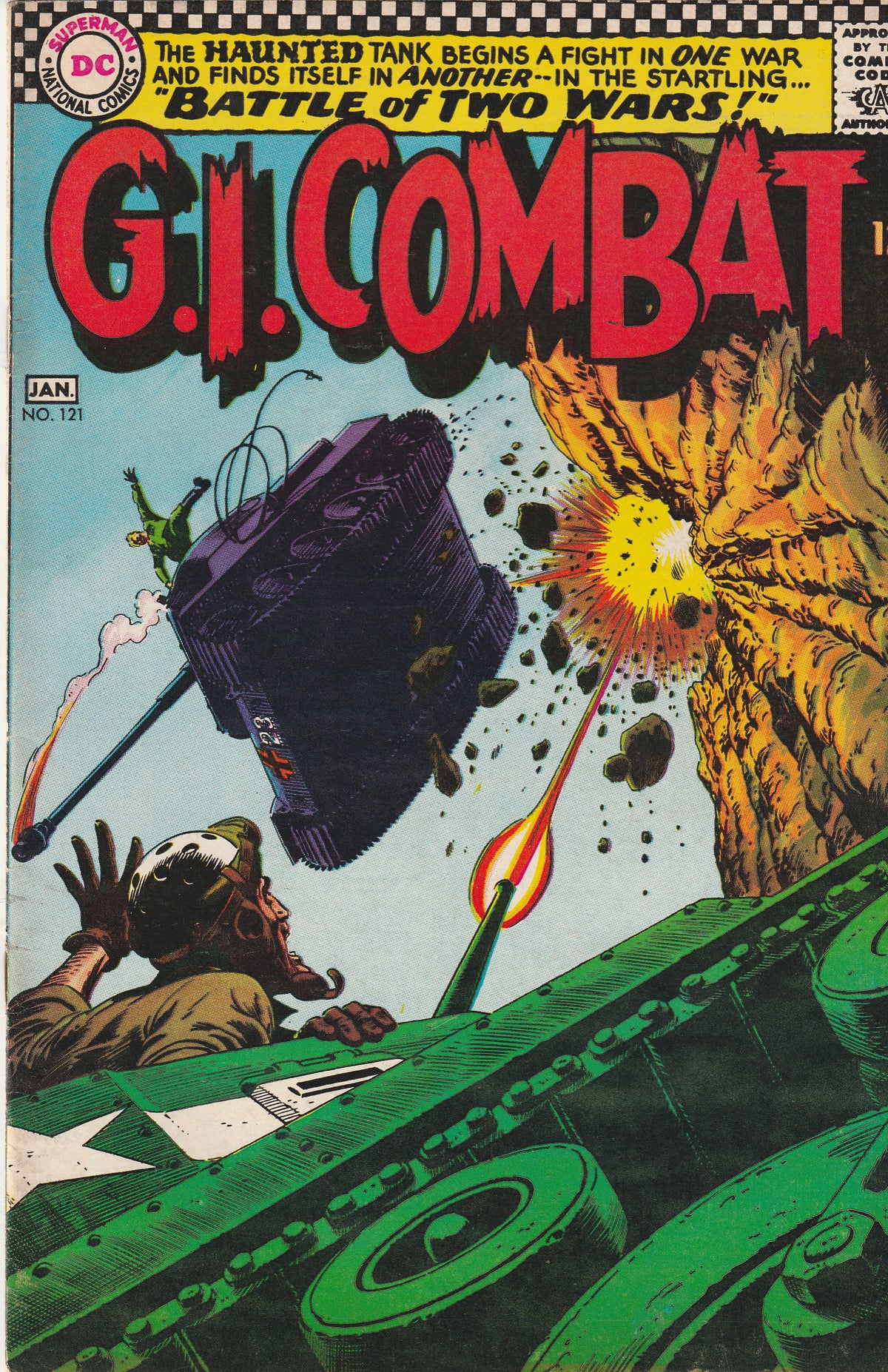 G.I. COMBAT #121 || DC COMICS || DEC 1966 || (6.0-6.5)