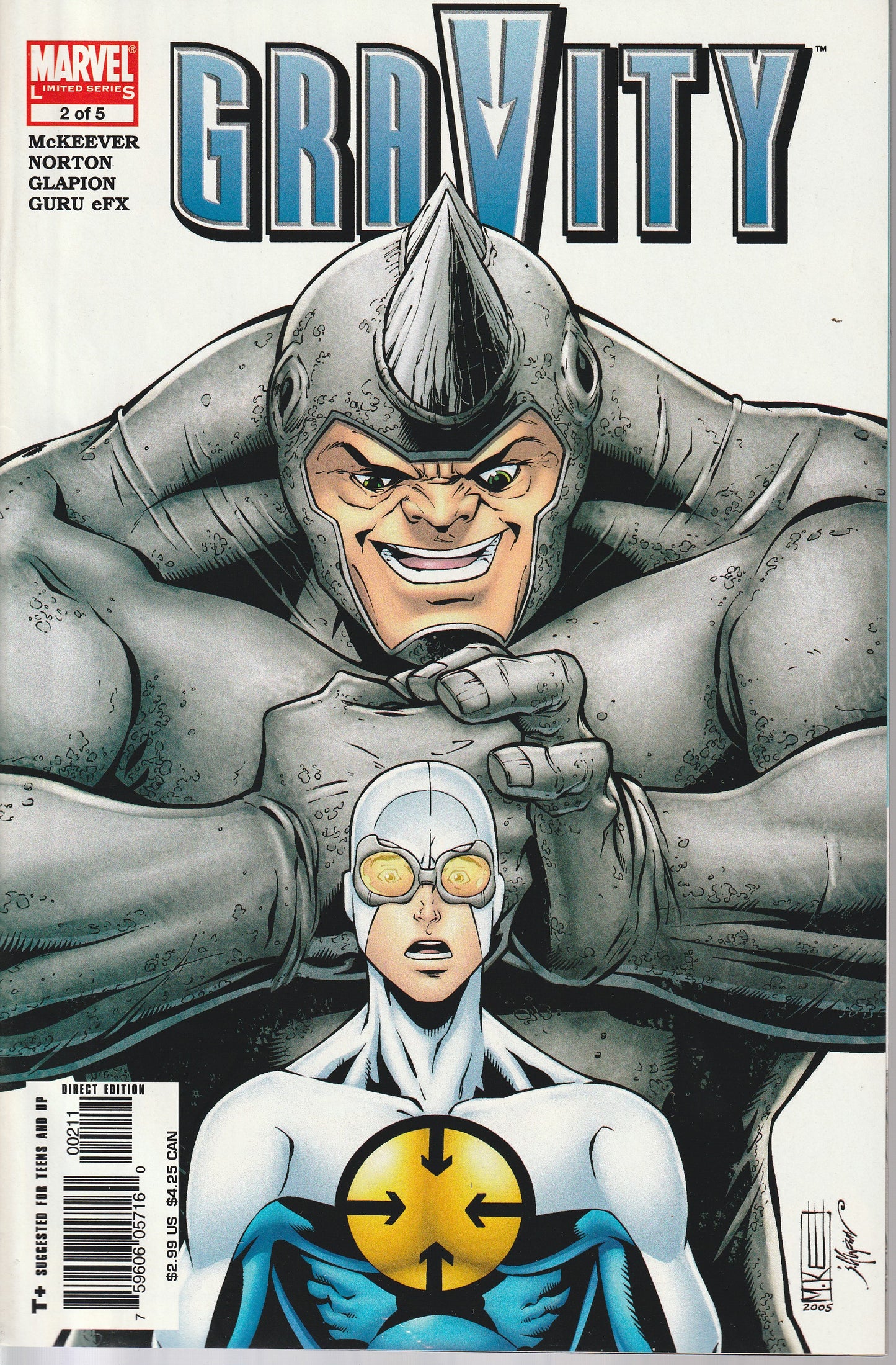 GRAVITY 1-5 * MARVEL COMICS - AUG 10 2005