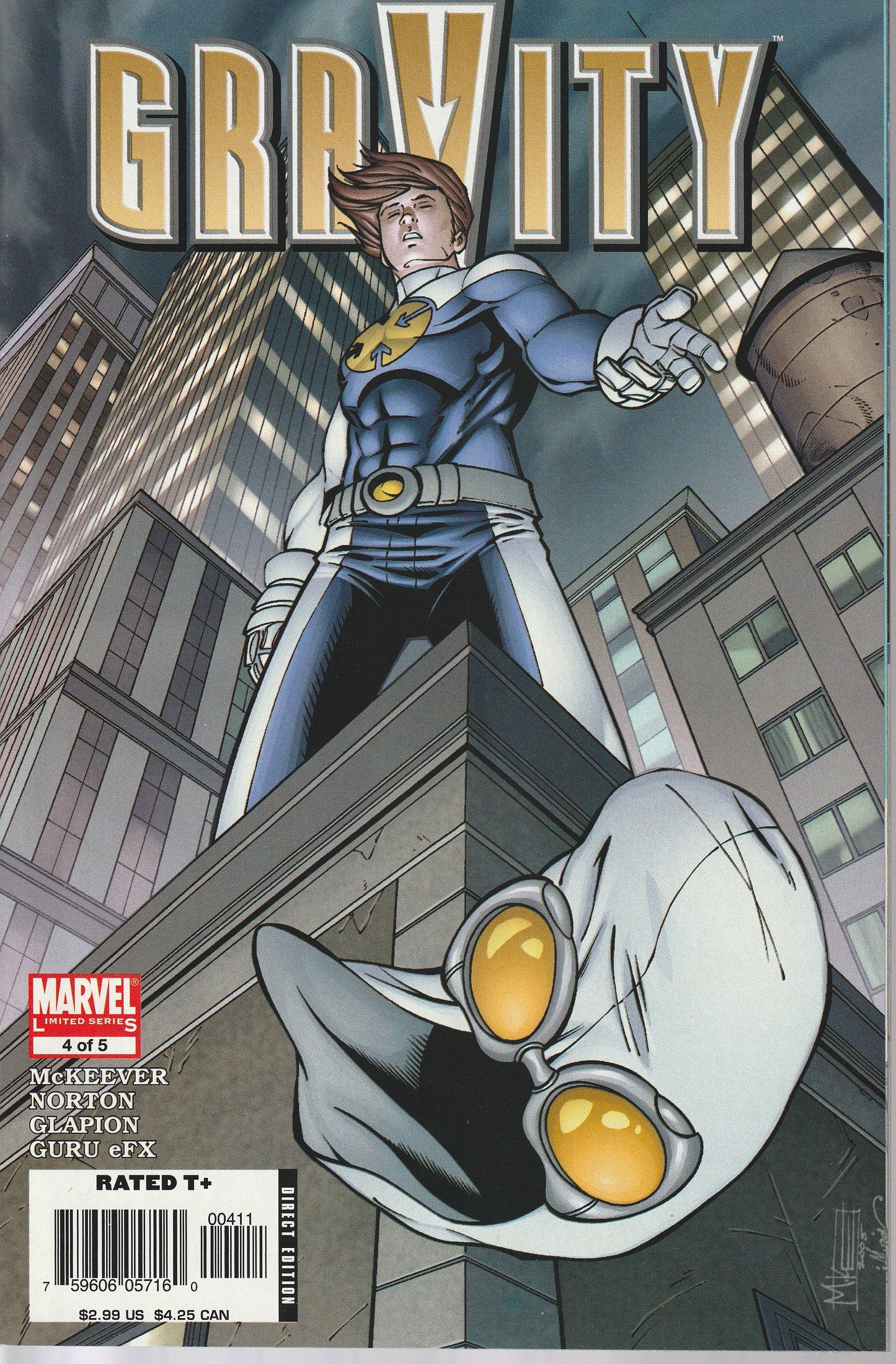 GRAVITY 1-5 * MARVEL COMICS - AUG 10 2005