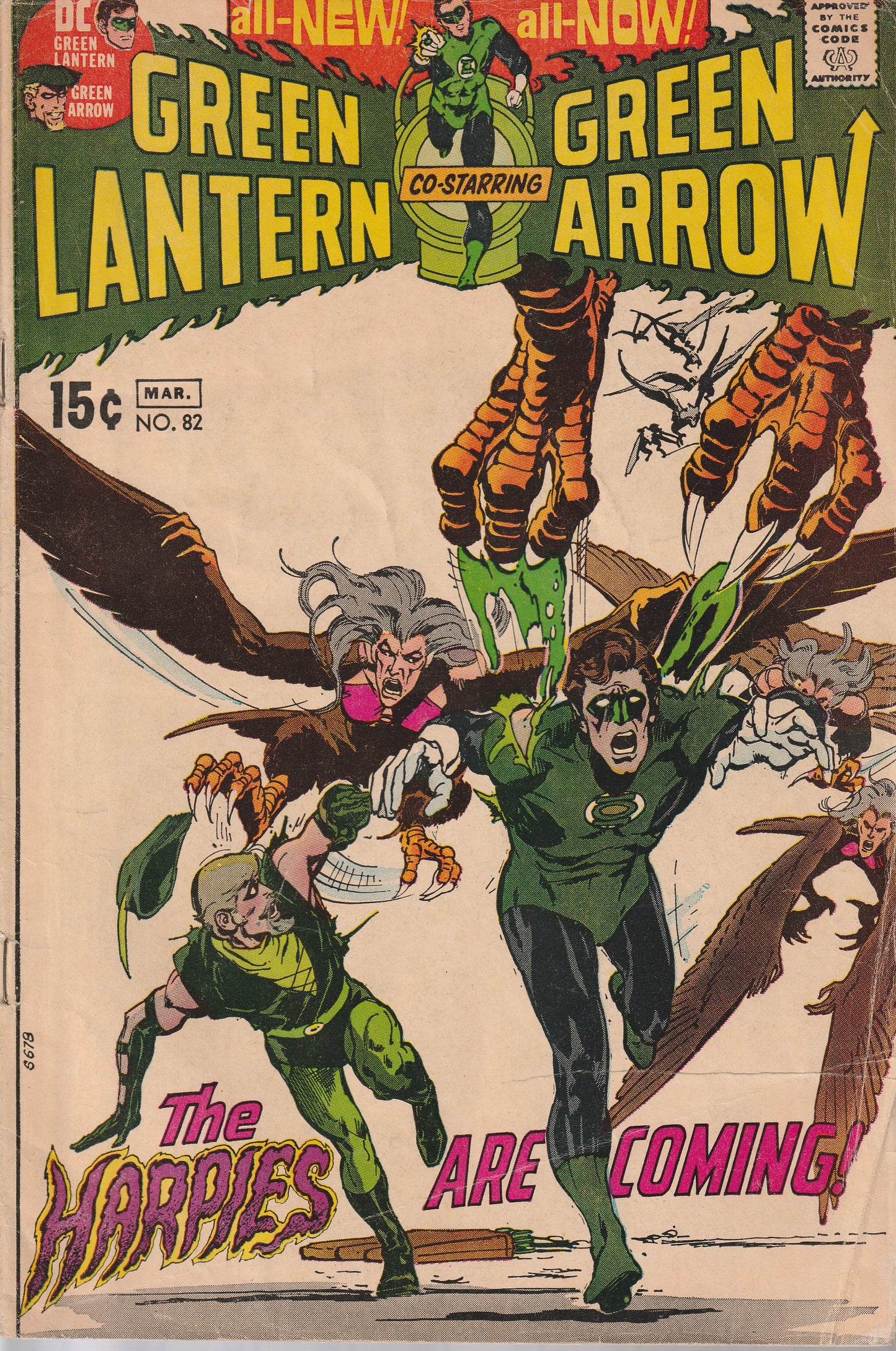 GREEN LANTERN/GREEN ARROW #82 - DC COMICS - DEC 1970 (5.0-5.5)