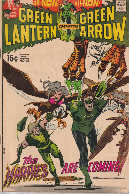 GREEN LANTERN/GREEN ARROW #82 - DC COMICS - DEC 1970 (5.0-5.5)